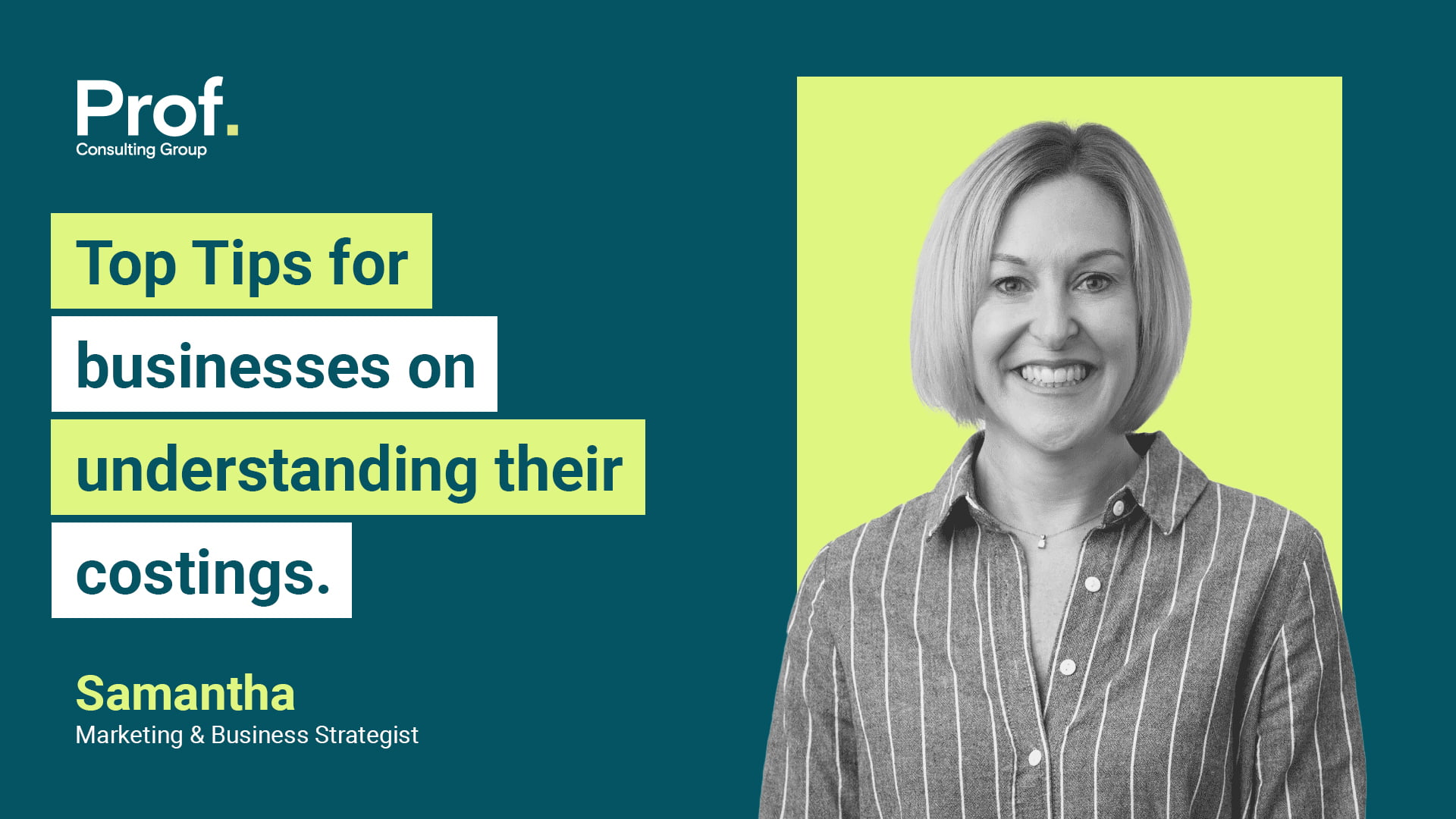 Top Tips for businesses on understanding their costings