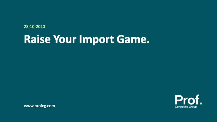 Raise Your Import Game