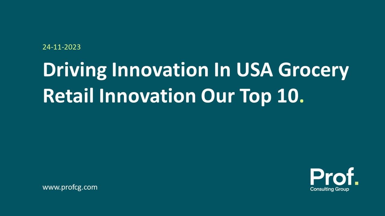 Innovation in usa grocery