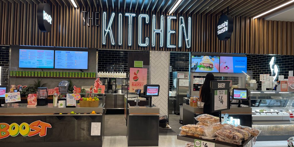 The Kitchen inside a Coles store.