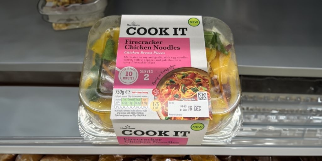 Firecracker Noodles in UK Grocery Store