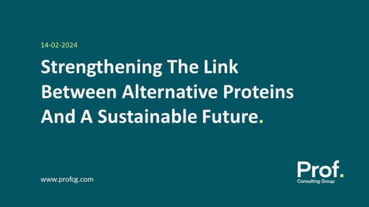 alternative proteins and sustainable future