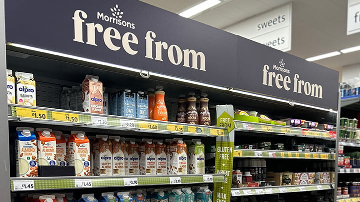 Free-From range in British supermarket