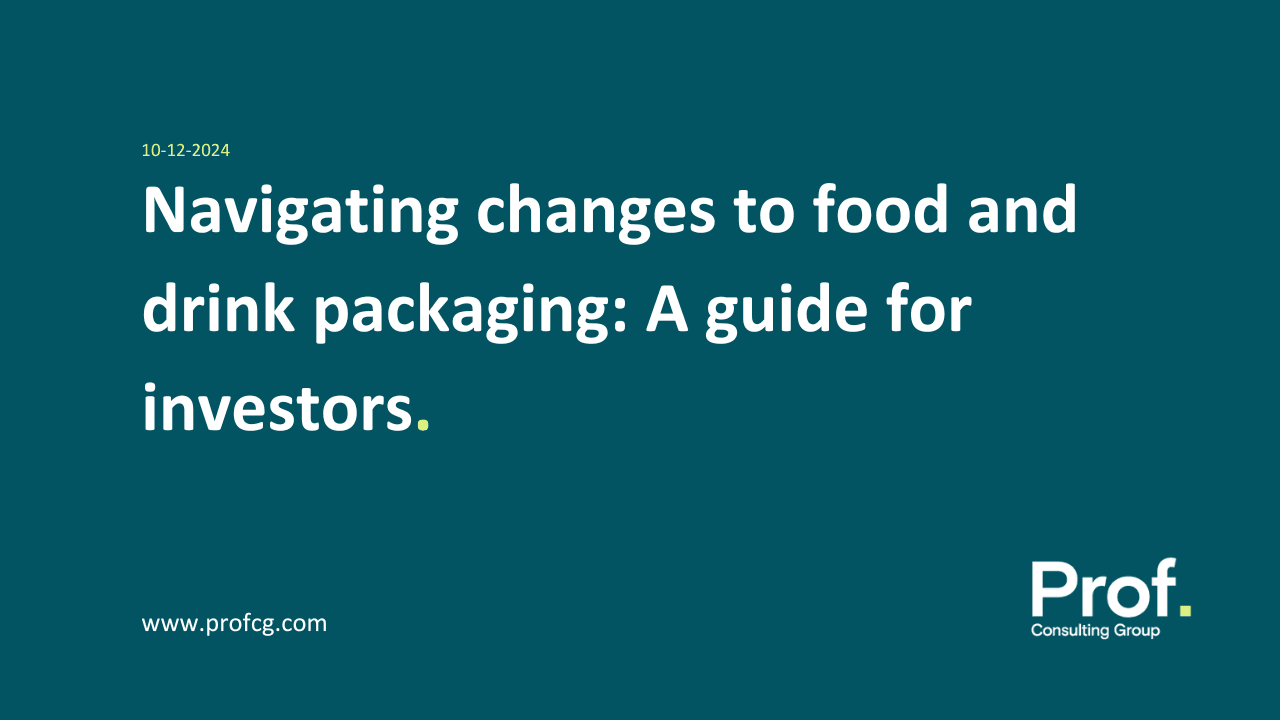 food and drink packaging