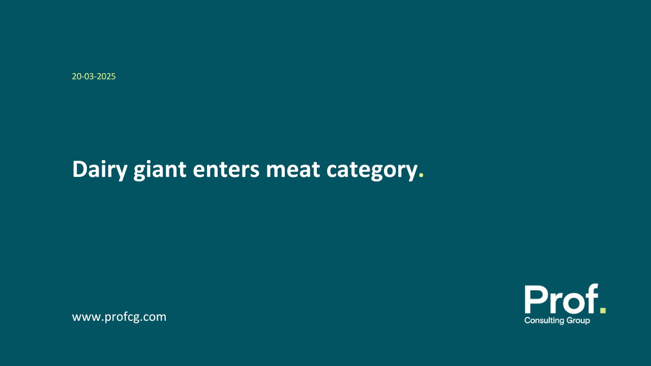 Dairy giant enters the meat category