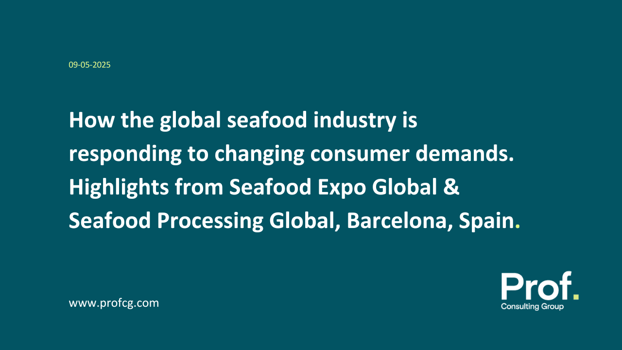 How the global seafood industry is responding to changing consumer demands. Highlights from Seafood Expo Global Seafood Proce