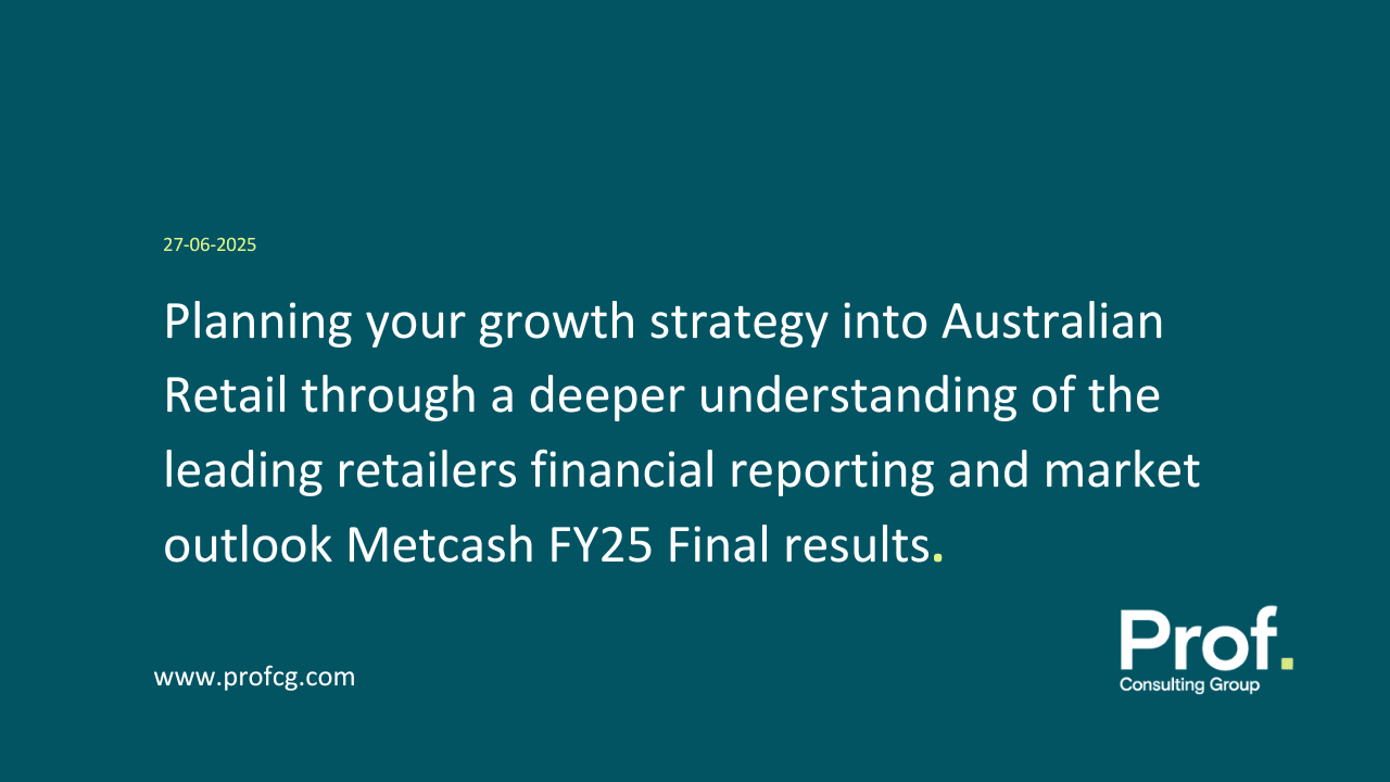 Metcash FY 25 results Profcg analysis