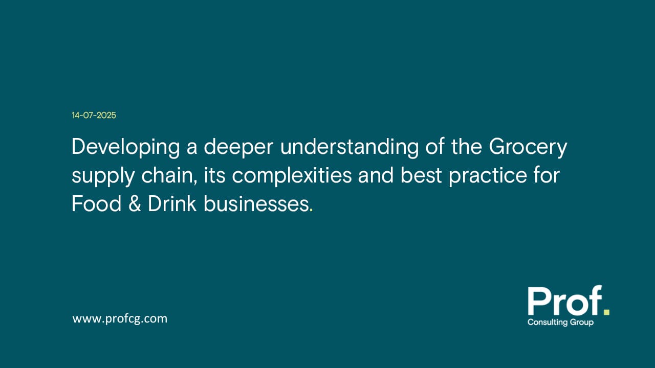 Grocery supply chain
