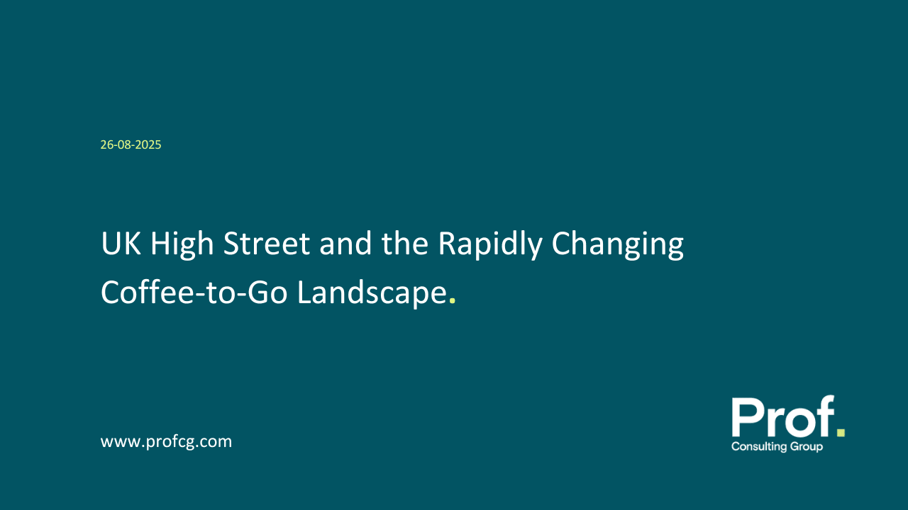 UK High Street and the Rapidly Changing Coffee to Go Landscape