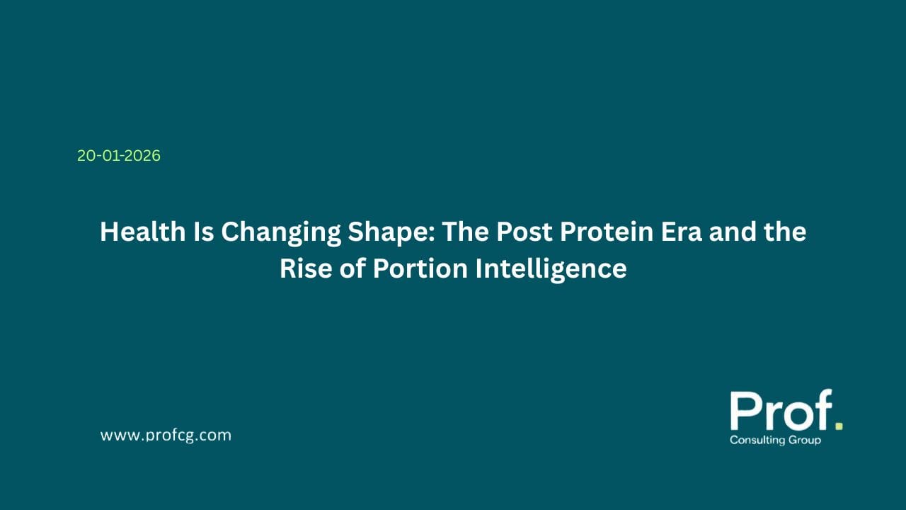 Post Protein Era and the Rise of Portion Intelligence