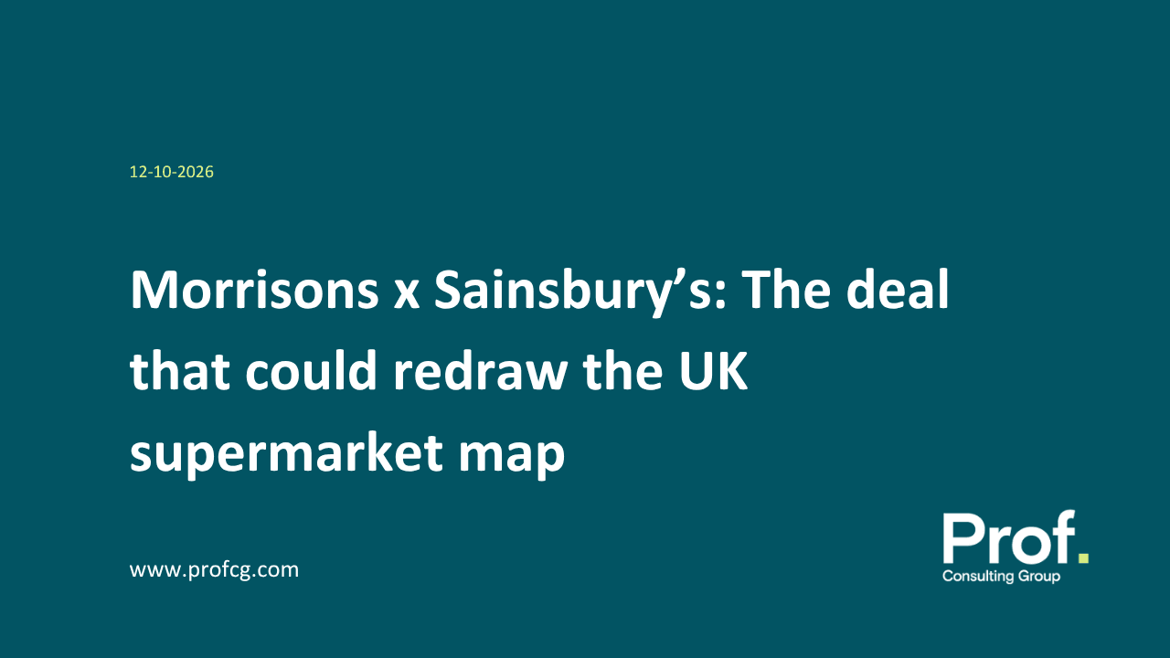 Morrisons and Sainsbury’s Merger Talks