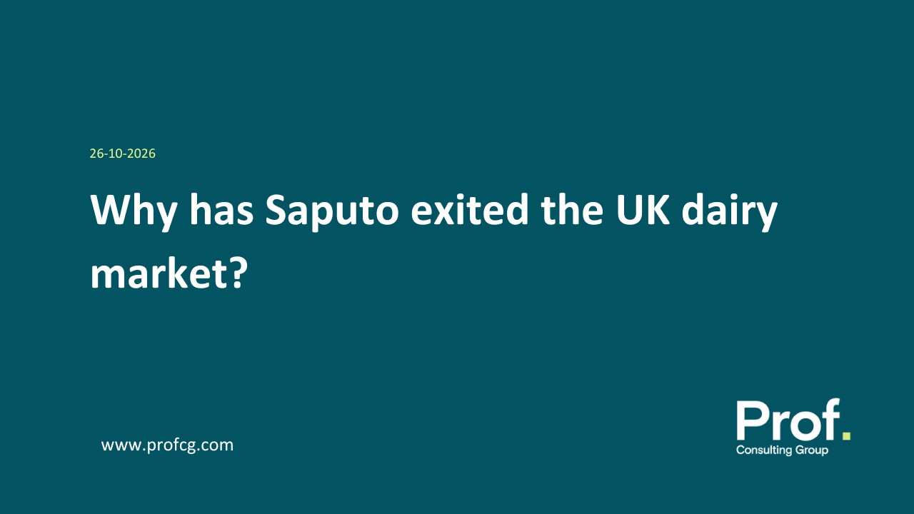 Why has Saputo exited the UK dairy market?