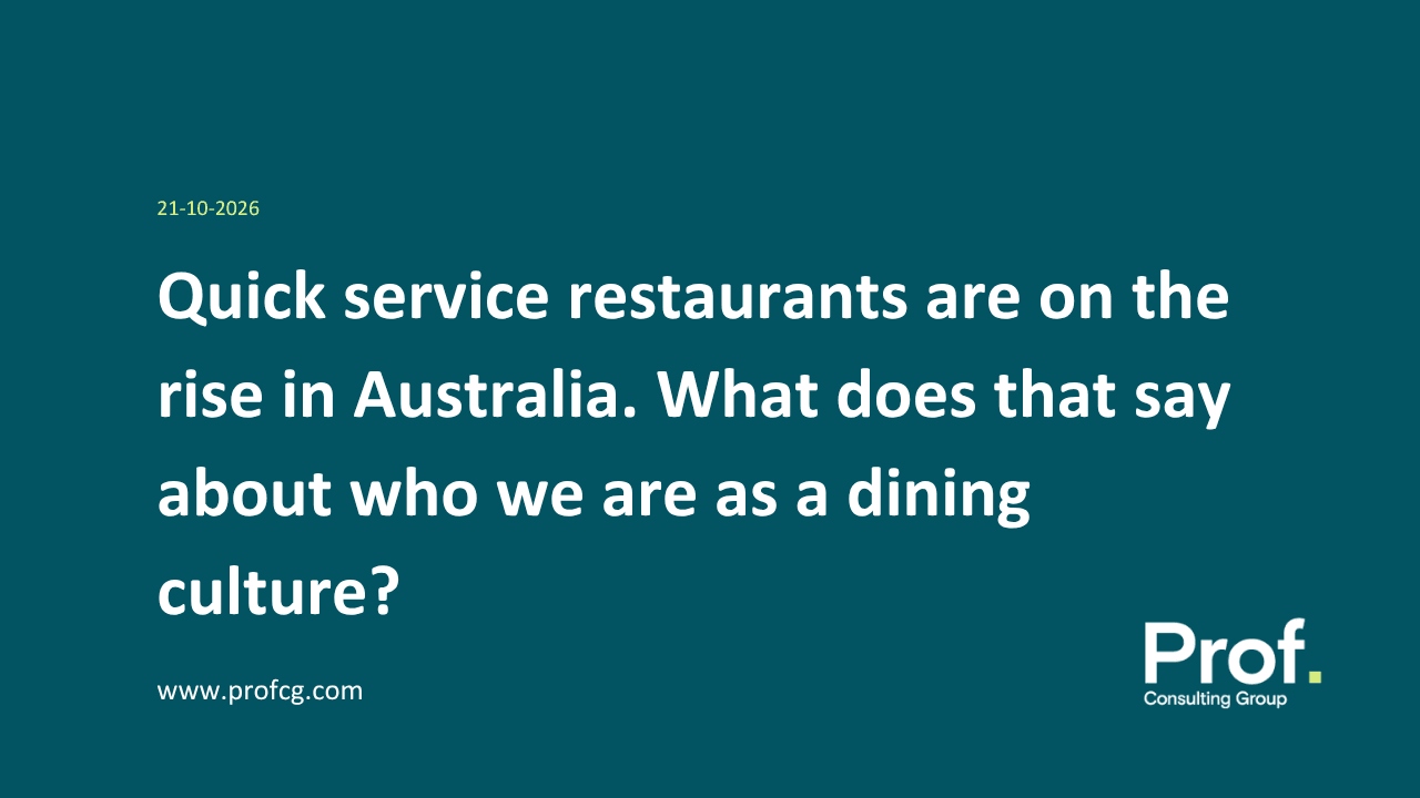 Quick Service Restaurants in Australia